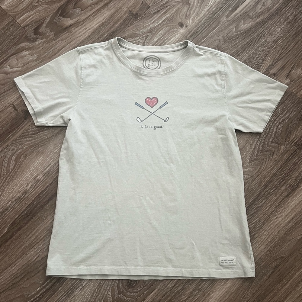 Life is Good Golf T shirt size medium